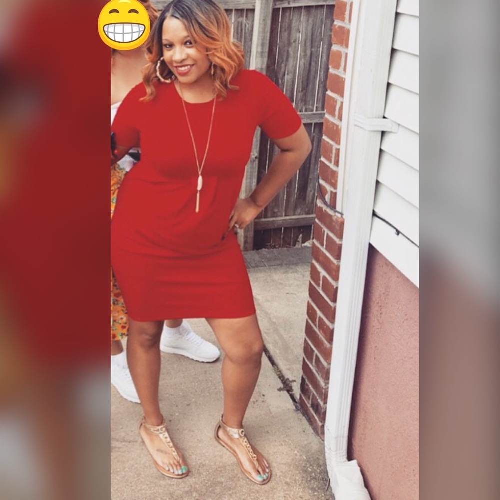 Worn once red dress